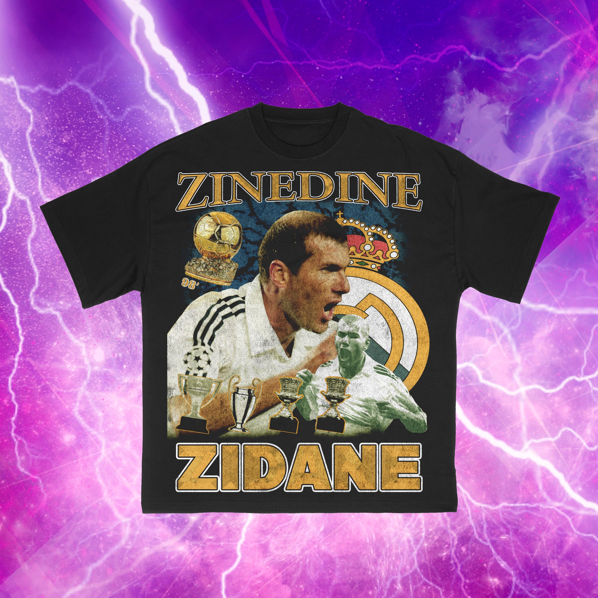 ZINEDINE ZIDANE - RETRO TEE