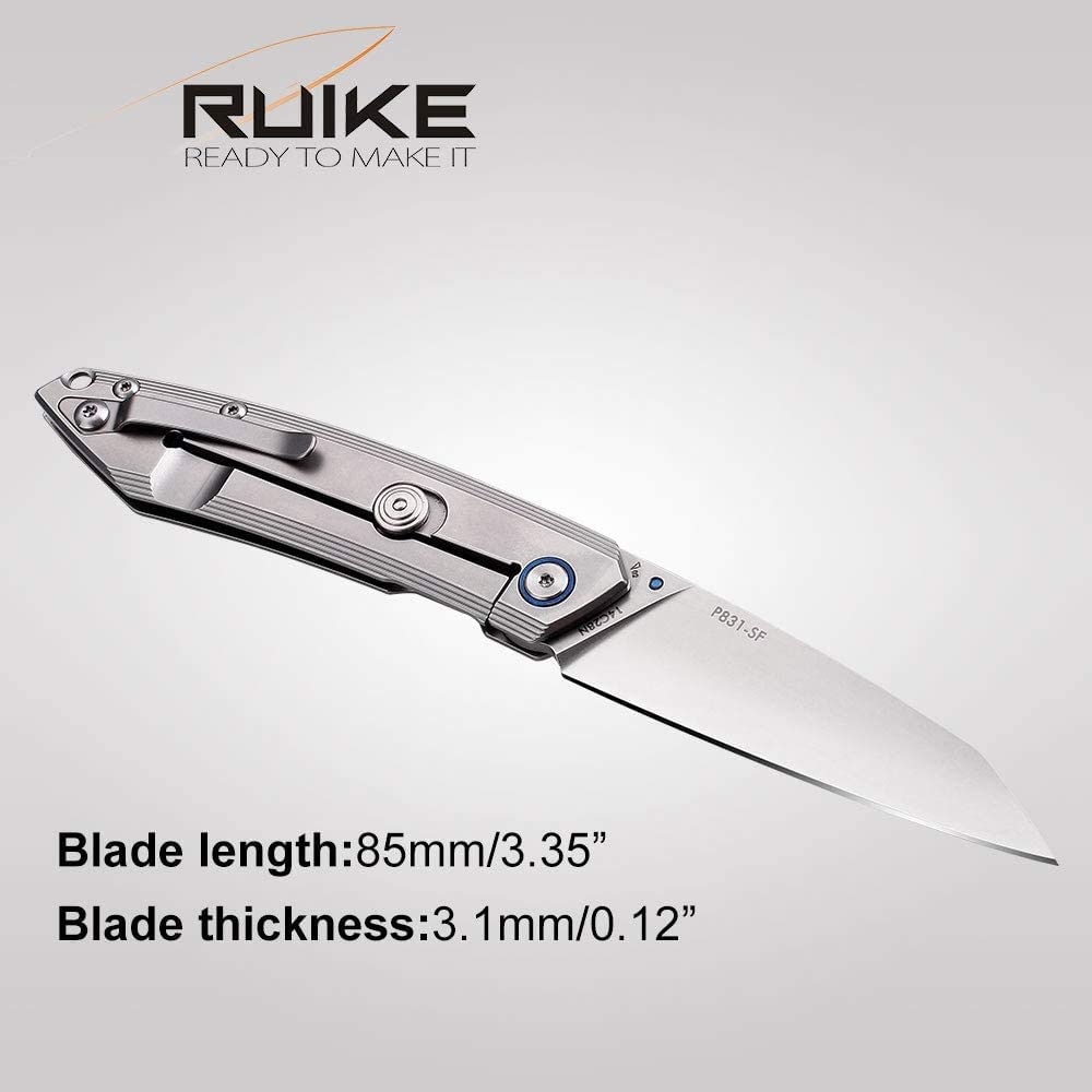 Ruike P831-SF EDC compact pocket knife with stainless steel & razor sharp blade. Buy Ruike pocket knives in India