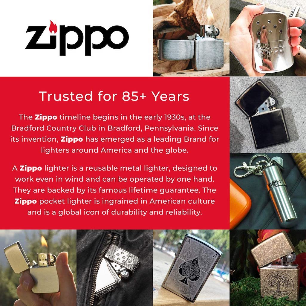 Zippo Black Brass Ice 1941 Replica Lighter in India, Zippo Lighters in India, Wind Proof Pocket Size Lighters Online, Zippo 24096 Replica Lighter