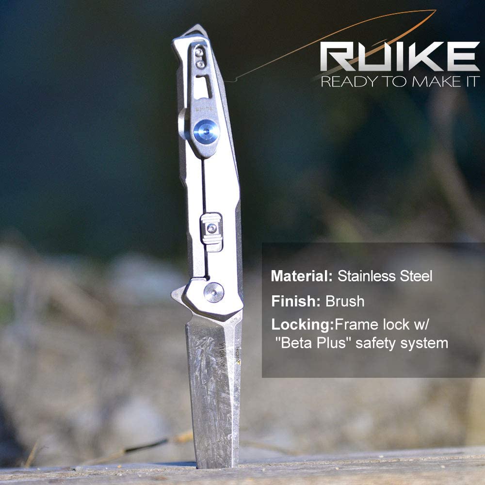 The Ruike P108-SF is a stylish and modern pocket knife now available in India Buy Premium and affordable pocket knife in India