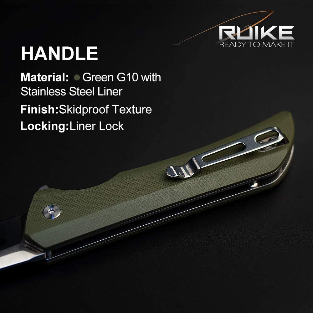 Ruike P121-G premium and affordable pocket knife now available in India. Best EDC pocket-knife in India