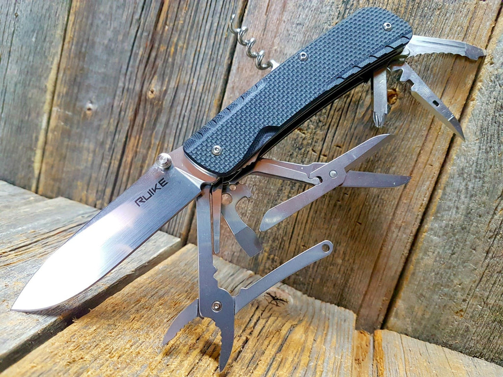 Ruike LD41-B Multi-Functional pocket knives now available in India @LightMen. Best & Reliable EDC pocket knife in India