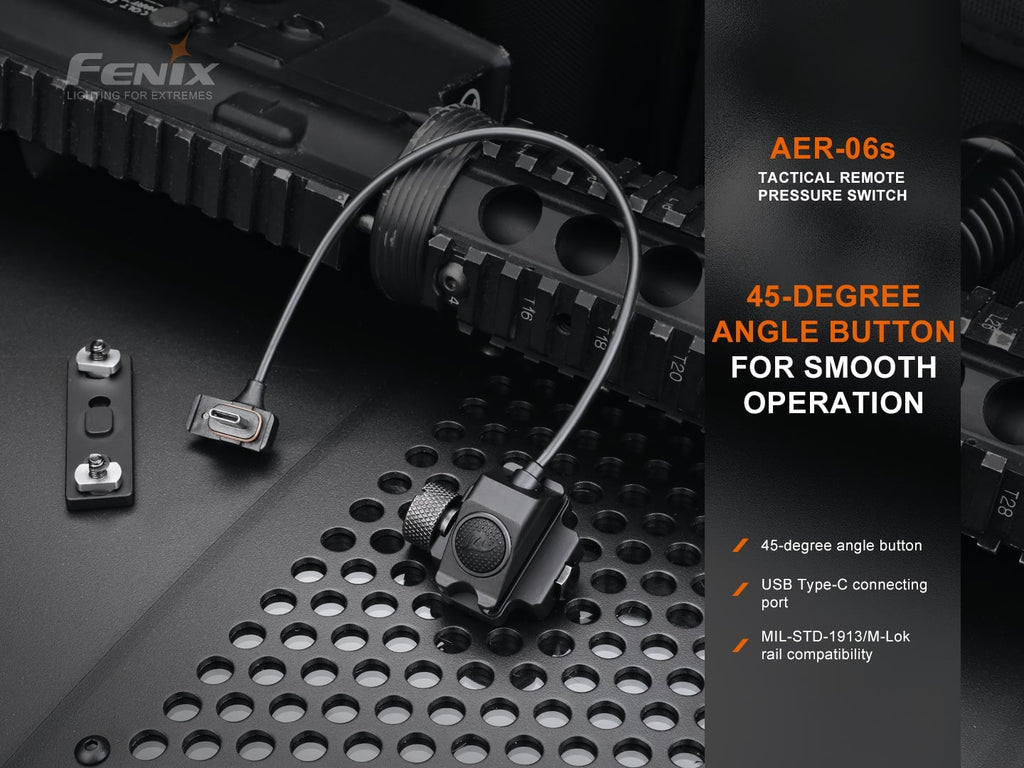 Fenix AER 06s Tactical Remote Pressure Switch in India, Fenix remote pressure switch for tactical light, Fenix GL19R in India