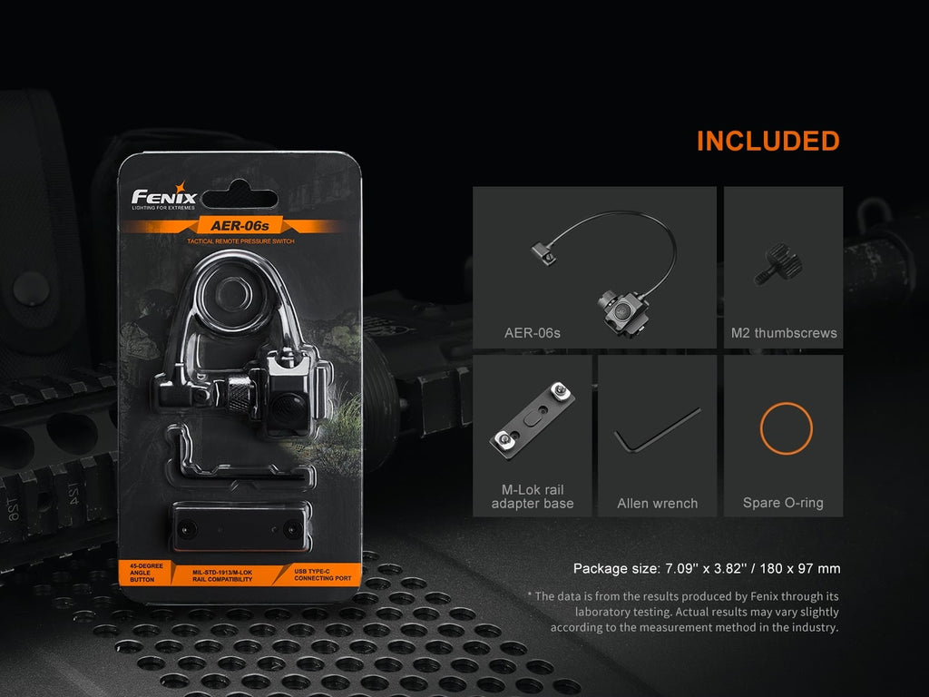 Fenix AER 06s Tactical Remote Pressure Switch in India, Fenix remote pressure switch for tactical light, Fenix GL19R in India