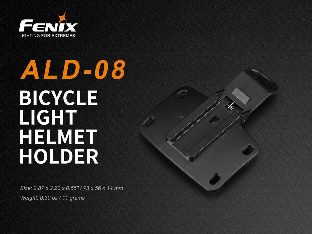 Fenix ALD 08, Fenix Accessory in India, Helmet mount for Bicycle Lights in Outdoors, Bicycle Light Holder on Helmet