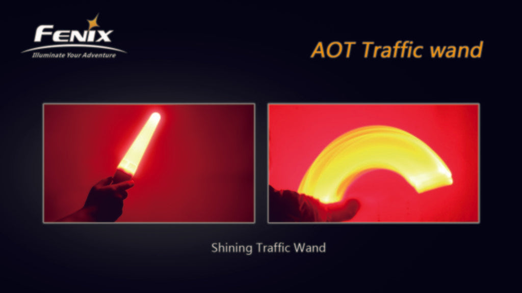 Fenix traffic wand, Fenix AOT, Traffic wand for LED Torch, Traffic wand for flashlights