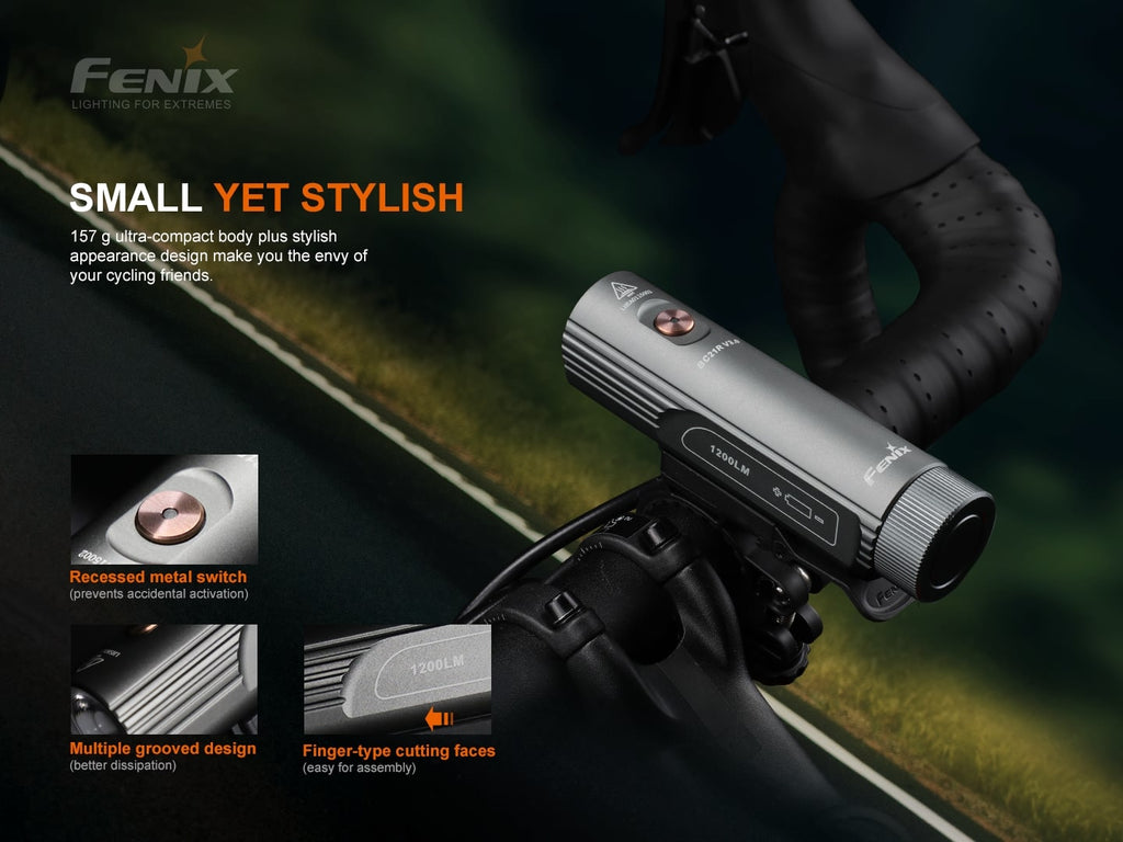 Fenix BC21R V3 LED Bike Light with output of 1200 Lumens & beam distance of 142 meters now available in India