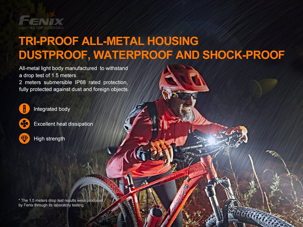 Fenix BC26R rechargeable bicycle light with output of 1600 lumens now available in India