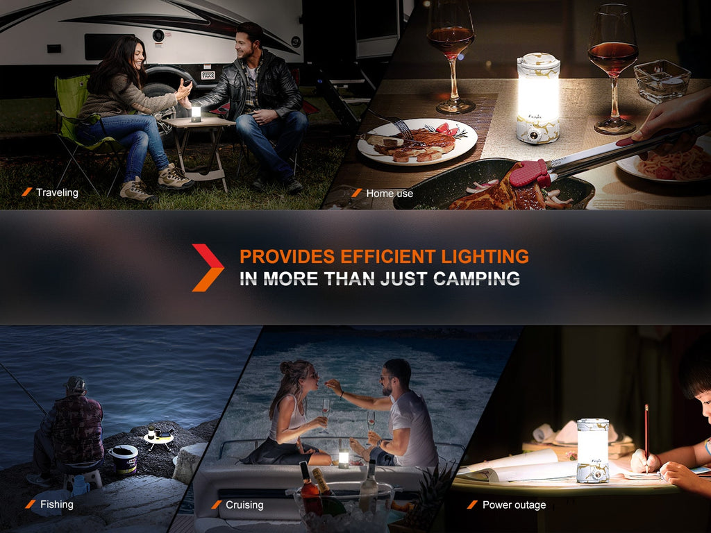 Fenix CL26R Pro Rechargeable LED camping lantern with output of 500 Lumens now available in India