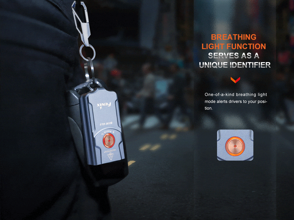 Fenix E03R V2 LED Keychain Light, Mini 500 Lumens Pocket Size powerful Rechargeable Torch in India