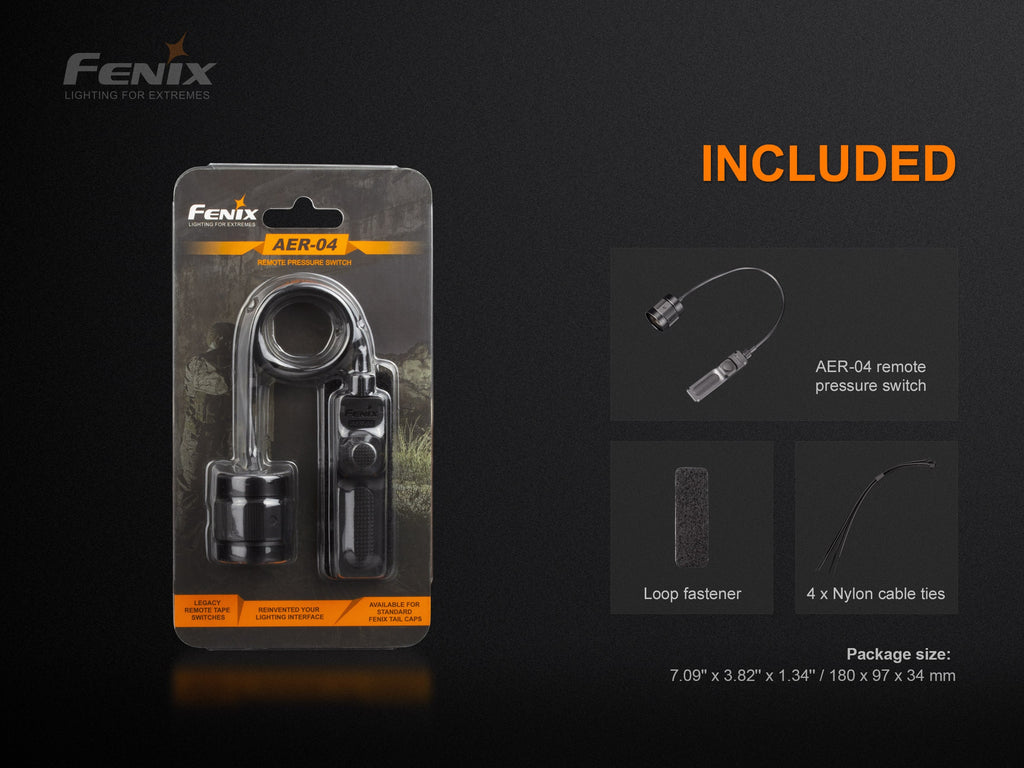 Fenix AER 04 Tactical Remote Pressure Switch in India Accessory For Rail Mounted Torchlight