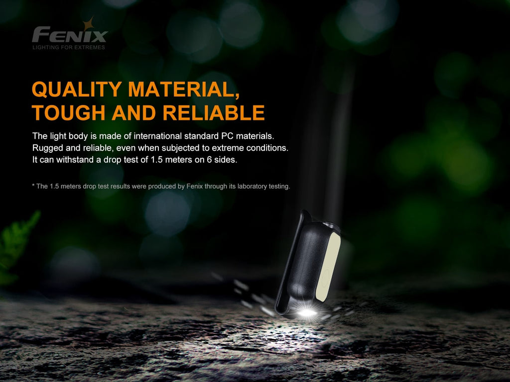 Fenix E-Lite LED Mini Torch Light, Fenix E Lite Ultimate Compact Light for Outdoors EDC, Mini Light for Bicycle, Backpack, Cap, Waist or Pocket, Signalling walk through Light