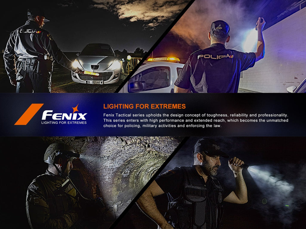 Fenix PD36R Pro LED Torchlight with output of 2800 Lumens. Perfect EDC torch for Tactical operations