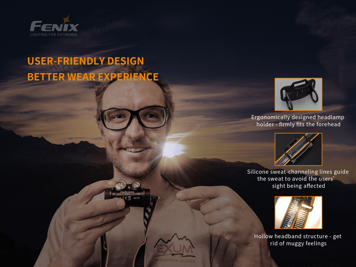 Fenix HM65R 1400 Lumens White & Neutral White LED Headlamp, Heavy Duty Work Powerful Helmet Mounted Headlamp