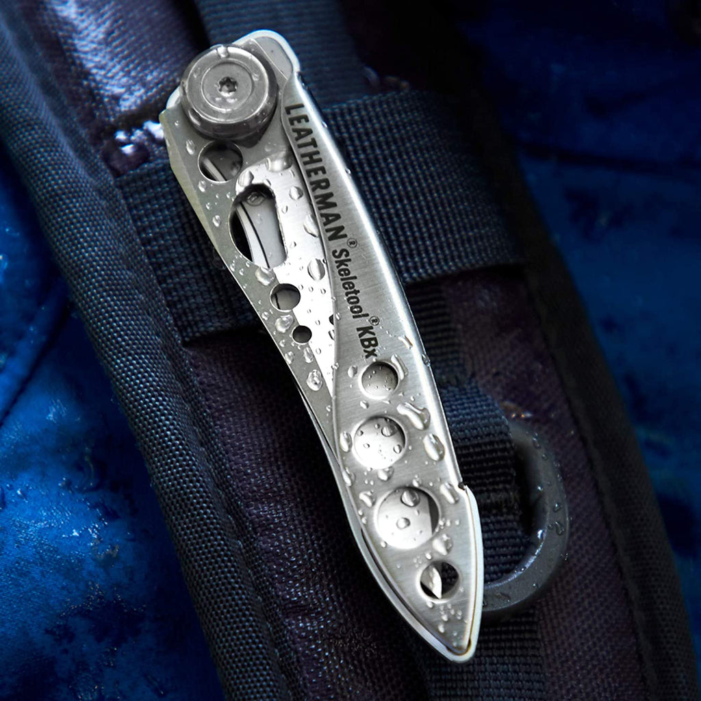 Leatherman KBX Knife, Leatherman Multi Tool Knife online in India at LightMen, Leatherman tools india, compact Foldable pocket Knife, best outdoor knife, Combo Blade Knife 420HC Straight & Serrated Blade Knife