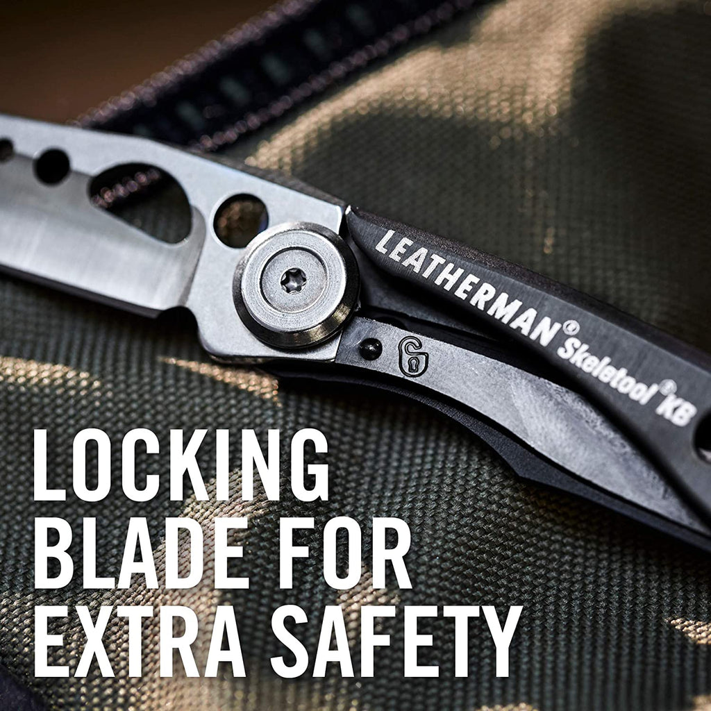 Leatherman KB Knife, Leatherman Multi Tool Knife online in India at LightMen, Leatherman tools india, compact Foldable pocket Knife, best outdoor knife, 420HC Straight Blade Knife