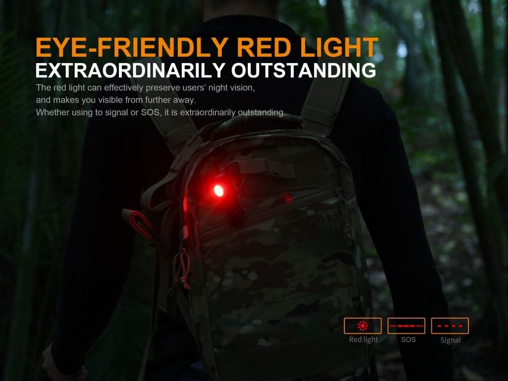 Fenix LD15R, Rechargeable LED Flashlight, Right-Angled LED Torch, USB Rechargeable, Compact everyday carry Flashlight