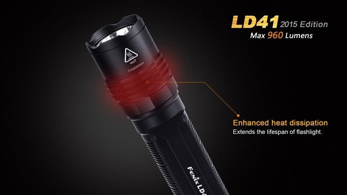 Fenix LD41 2015 LED Flashlight, 4*AA Battery Powered ...