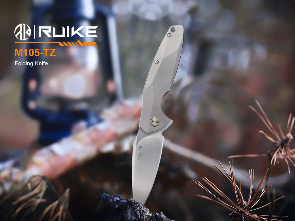 Ruike M105-TZ premium & affordable EDC tactical pocket knife in India. Best razor sharp knives in India