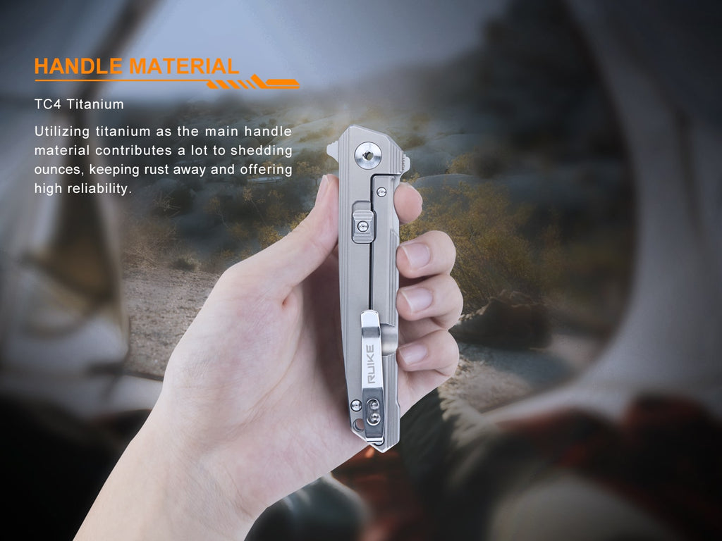 Ruike M126-TZ premium EDC Razor Sharp tactical pocket knife now available in India. Buy ruike knives in India on LightMen