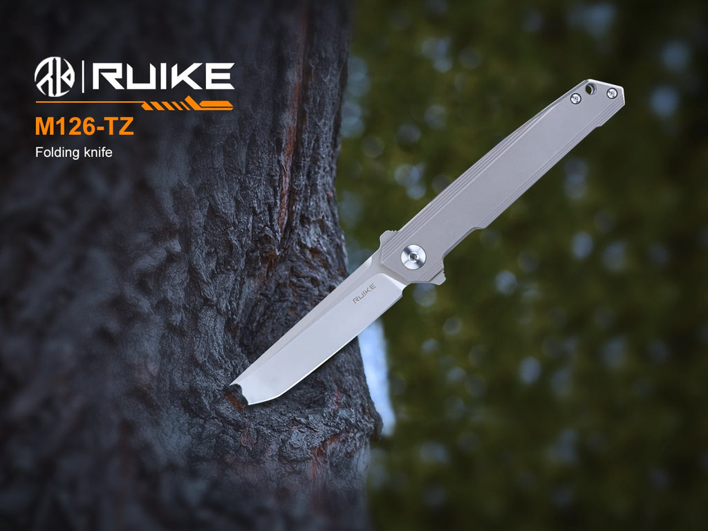 Ruike M126-TZ premium EDC tactical pocket knife now available in India. Buy ruike knives in India on LightMen