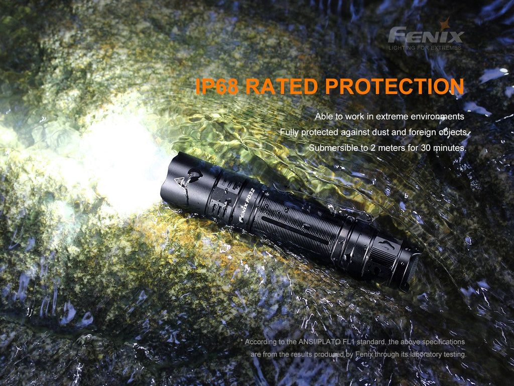 Fenix PD32 V2.0 LED Torch, Powerful compact EDC Light, Long Distance Compact High performance Flashlight, Perfect for Outdoor LED Flashlight