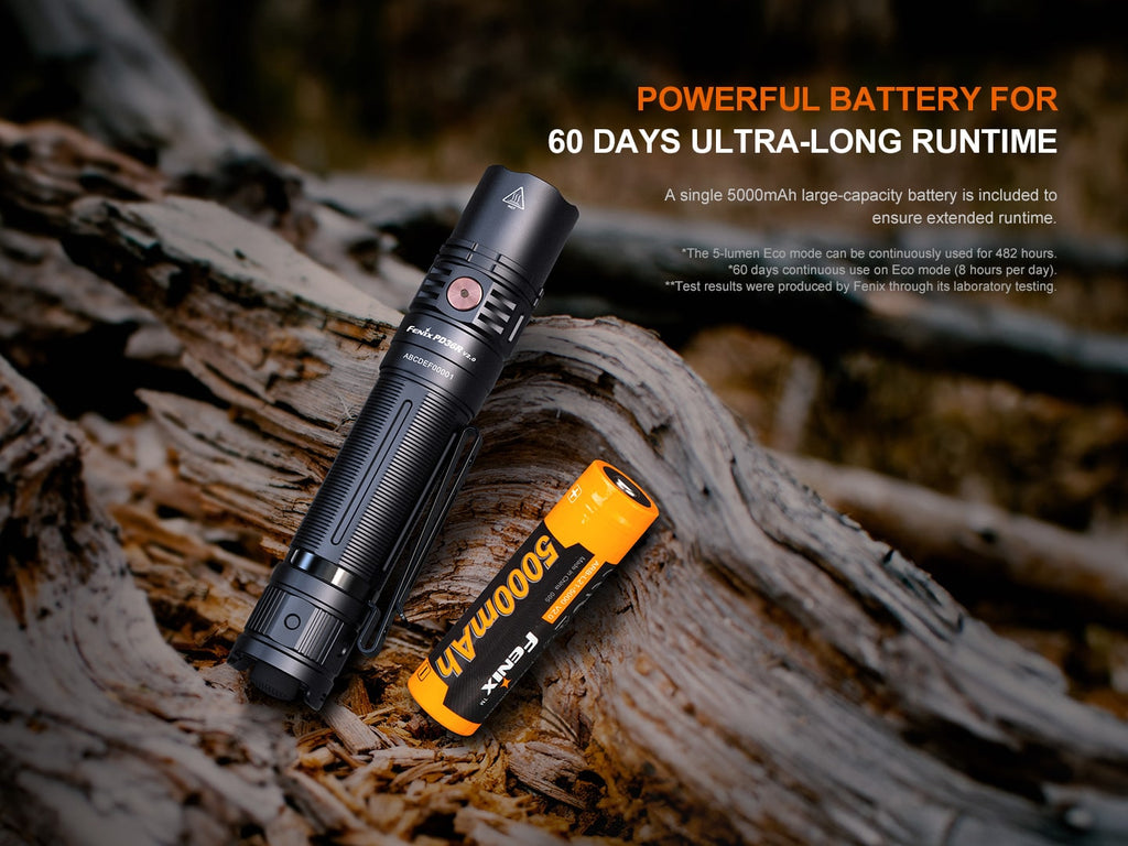 Fenix PD36R V2 LED Torch now available in India with output of 1700 Lumens. Perfect torch for Patrolling, searching, rescue, Outdoor adventure & more.