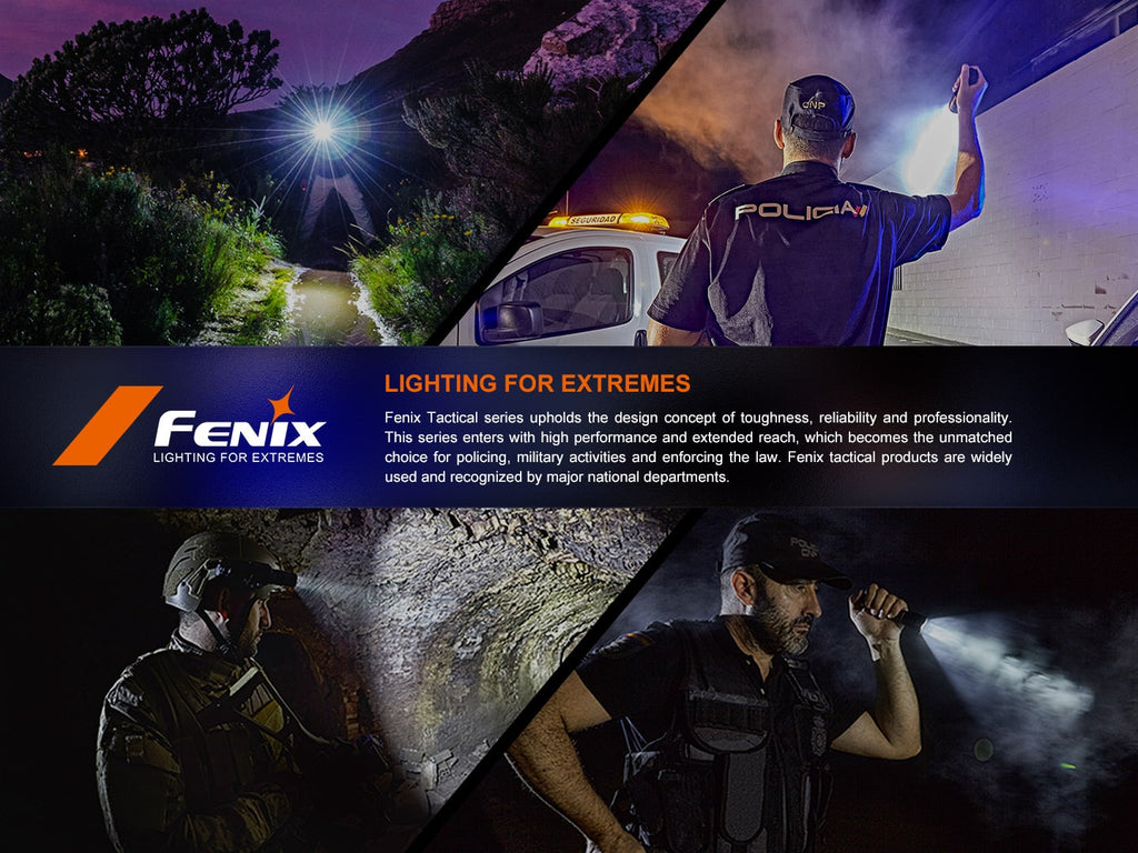 Fenix PD36R V2 LED Torch now available in India with output of 1700 Lumens. Perfect torch for Patrolling, searching, rescue, Outdoor adventure & more.