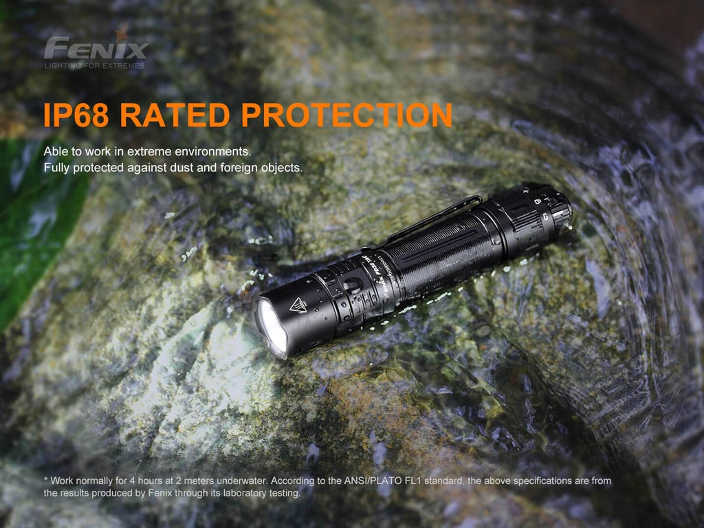 Fenix PD36 TAC LED Torch in India, 3000 Lumens Tactical Duty Flashlight, Tough Outdoor Work Light, Powerful Torch