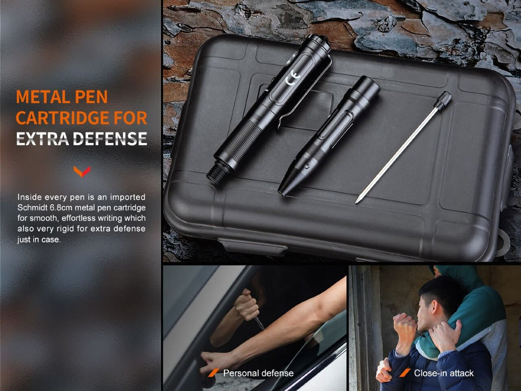 Fenix T6 Tactical pen LED torchlight for EDC and self defense now available in India with output of 80 lumens