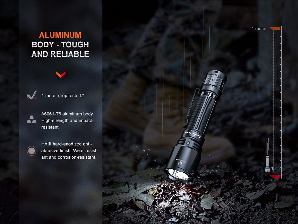 Fenix TK11R LED Tactical Torchlight now available in India 1600 Lumens with Beam Distance of 420 Meters