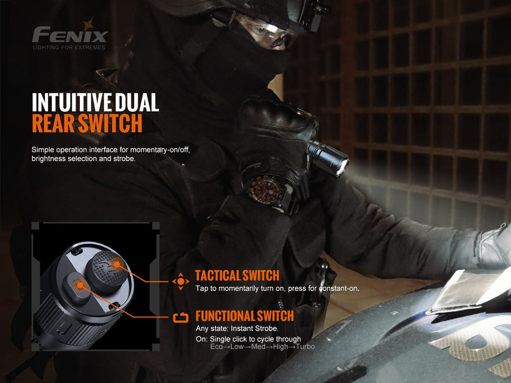 Fenix TK20R V2.0 now available in India extremely powerful torchlight with output of 3000 Lumens