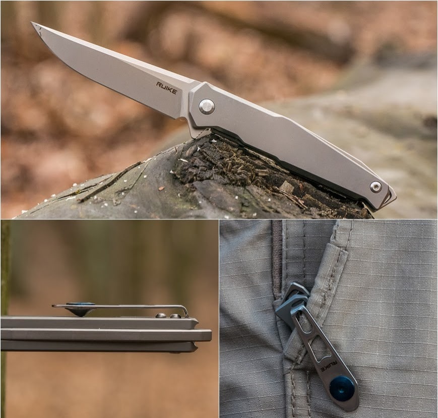 Ruike M108-TZ razor sharp pocket knife for EDC, outdoor adventure, camping, hiking now available in India