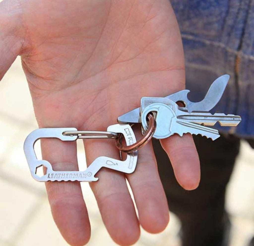Leatherman Carabiner EDC accessory with bottle opener, wrench, carabiner now available in India