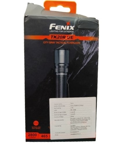 Fenix TK20R UE LED Torchlight with 2800 Lumens best LED torchlight for EDC, outdoor adventure in India.