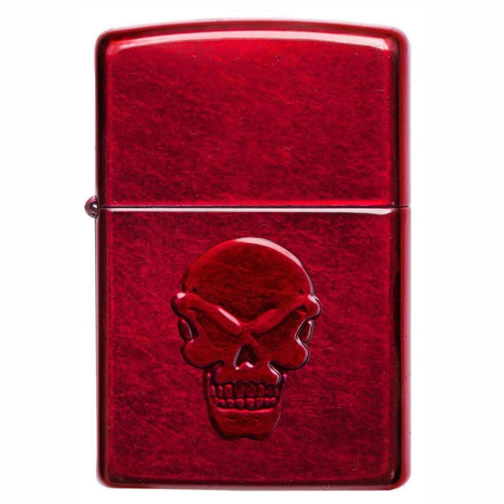 Zippo Doom Lighter in India, Zippo Candy Apple Red Lighter, Zippo 21186, Buy Best Seller Zippo Lighter Online in India