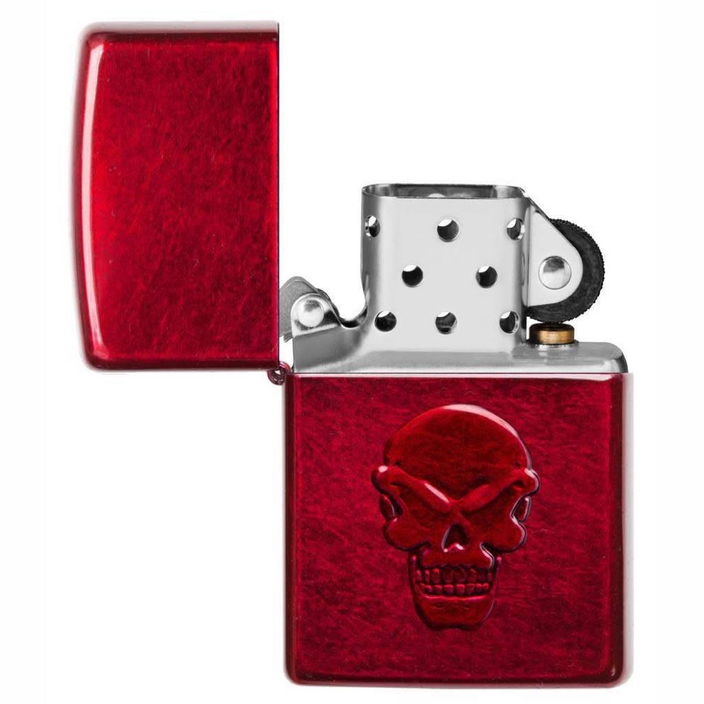 Zippo Doom Lighter in India, Zippo Candy Apple Red Lighter, Zippo 21186, Buy Best Seller Zippo Lighter Online in India