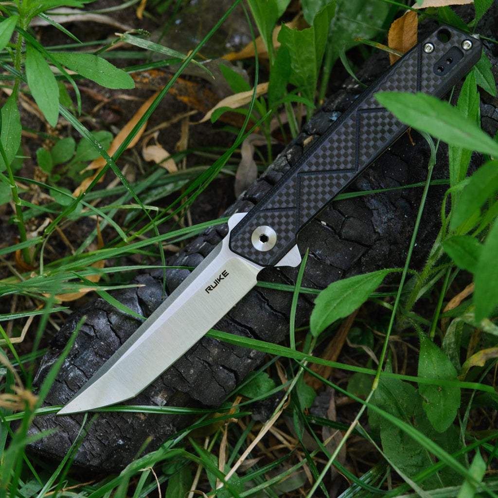 Ruike P127-CB Foldable razor sharp pocket knife for EDC, outdoor adventure and self defense now available in India