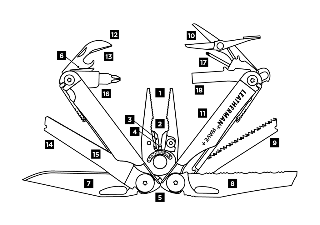 Leatherman Wave Plus, Wave+ Multi Tool in India, Buy Leatherman online in India