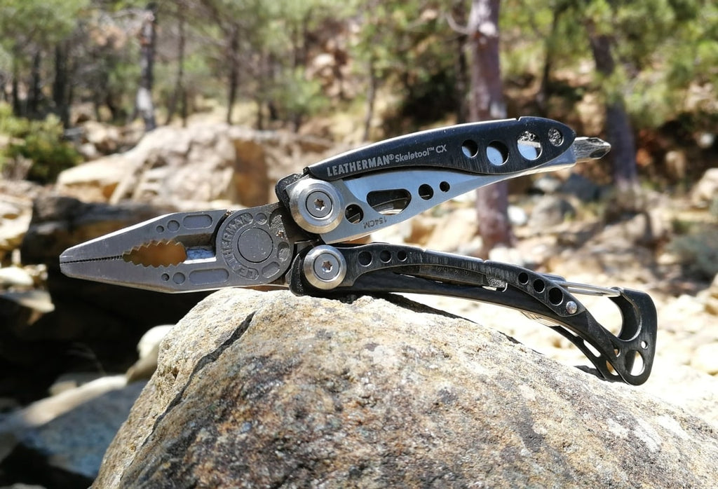 Leatherman Skeltool CX with 7 multi-tools in one now available in India prefect EDC pocket sized multi-tool