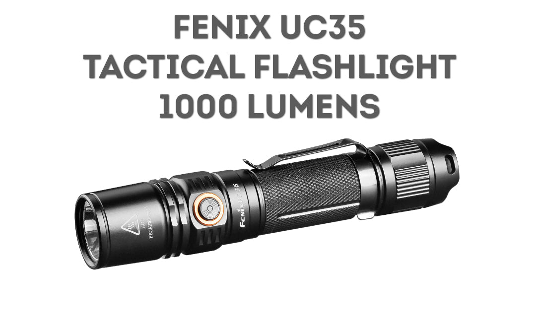 Fenix UC35 V2.0 USB Rechargeable Micro USB Torch/Flashlight India, Fenix UC35 1000 Lumens, Pocket size Torch 