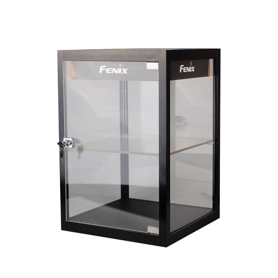 Fenix Display Stand, Lock Cabinet for Fenix Flashlights, Headlamps, Bike Lights, Camping Lights, Showcase for Dealers 