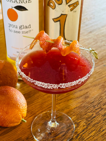 Blood Orange Sidecar