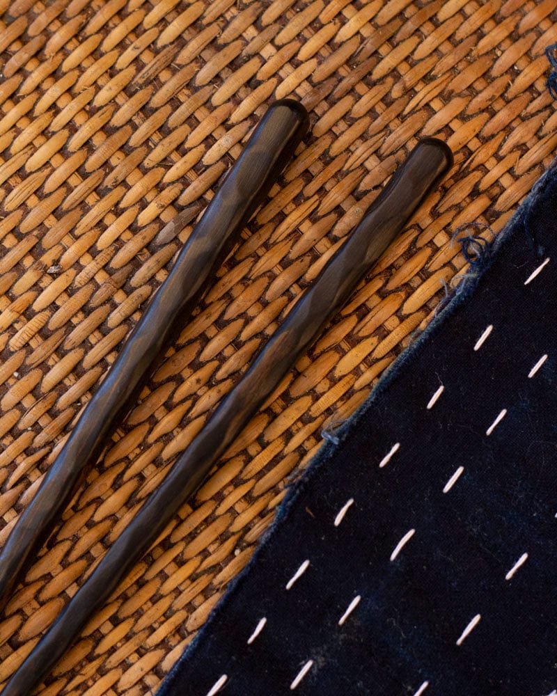 Chopsticks, Katana Bori, Charcoal