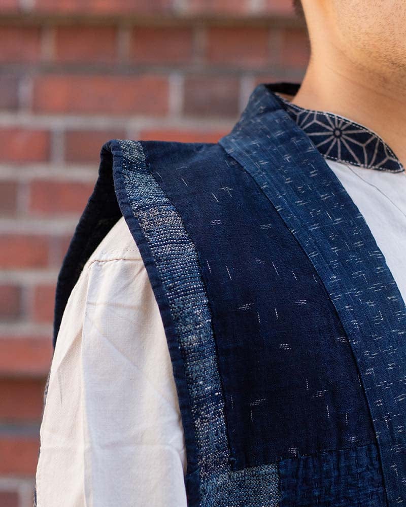 美品6 roku SASHIKO MOTIF JACQUARD VEST ベスト - ベスト