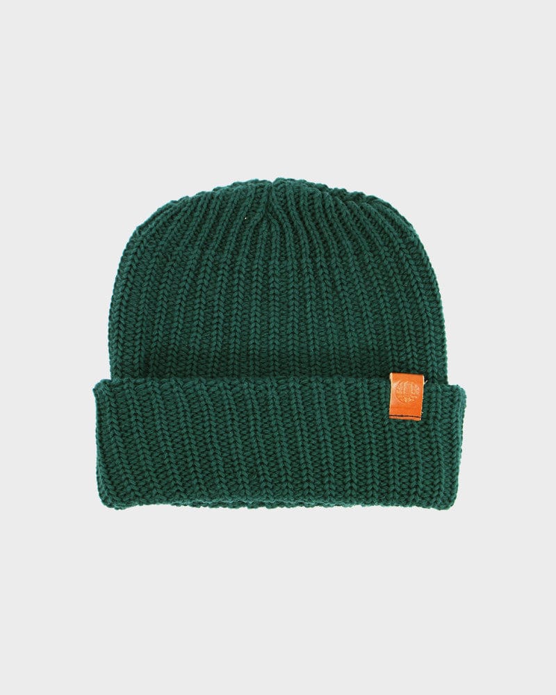Kiriko Original Knit Cap, Forest Green, 9 ˝ — Kiriko Made
