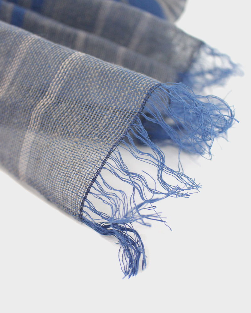 Ban Inoue, Kaya Scarf Blue Shima