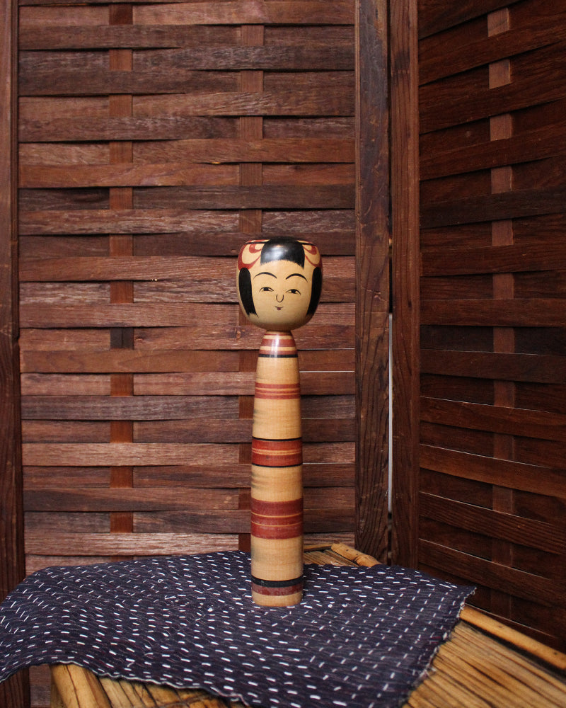 Handmade Kokeshi こけし Doll 111 Kiriko Made