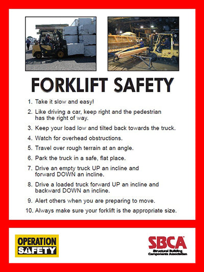 Forklift Safety Poster 18