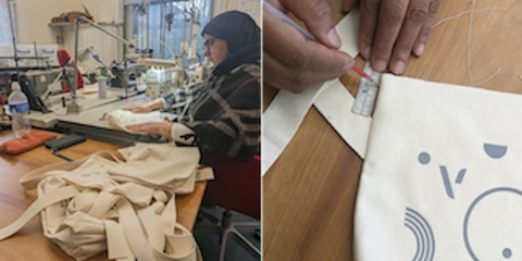 Fabric Works - Social Enterprise London Musette Bag Vaela